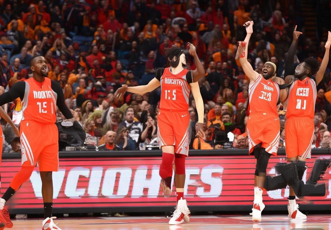 休斯顿火箭三分如雨击溃丹佛掘金，杰伦·格林领衔团队胜利